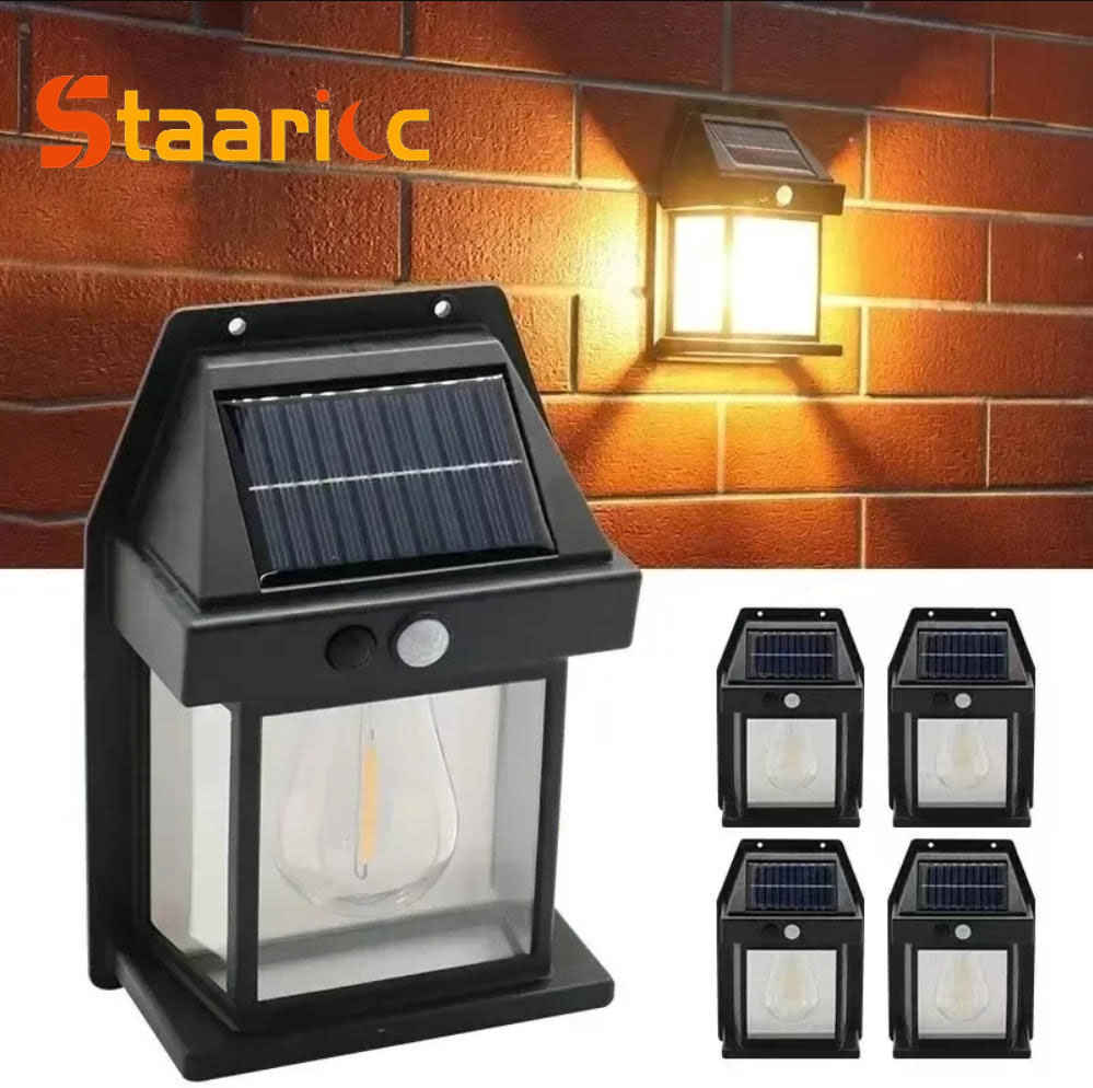 Solar Street Light Led - Outdoor Solar Tungsten Wall Light with