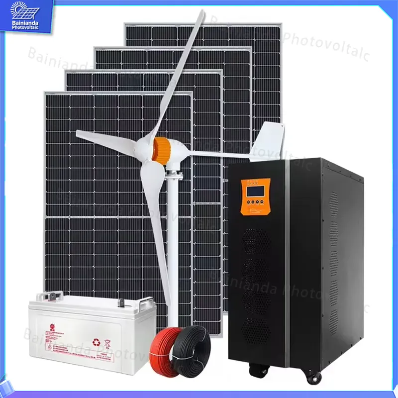 3KW 5KW 8KW Hybrid Wind Solar  - đánh giá và giá Renewable Energy Kits