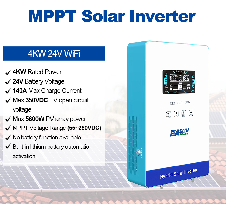EASUN POWER 4KW Inverter 110V  - đánh giá và giá Flexible Solar Panel