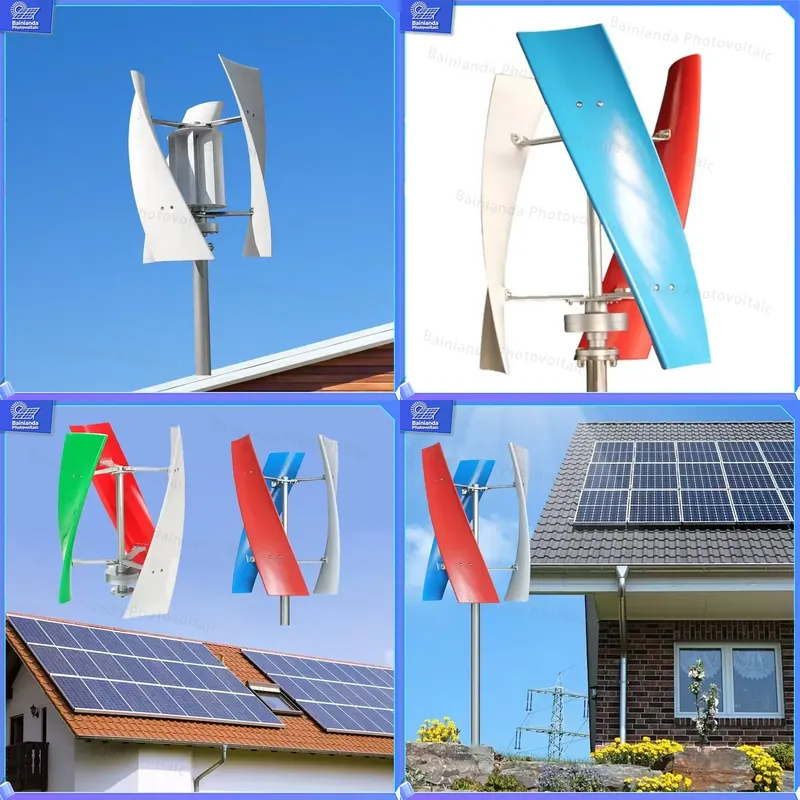 5KW Hybrid Solar Wind Turbine  - đánh giá và giá Renewable Energy Grid