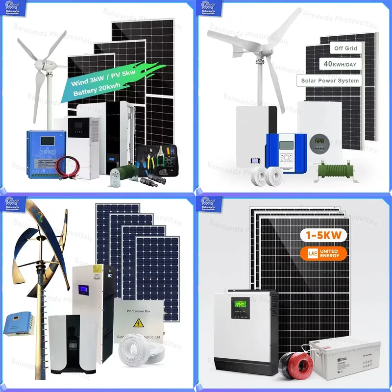 3KW Solar Wind Turbine Generat - đánh giá và giá Renewable Energy Grid