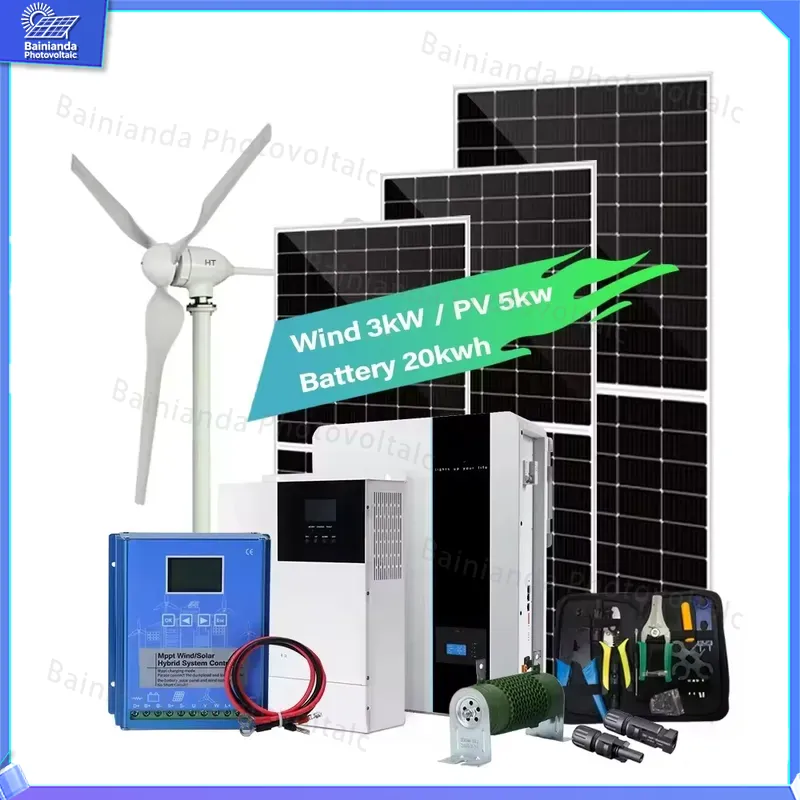 3KW Solar Wind Turbine Generat - đánh giá và giá Renewable Energy Grid