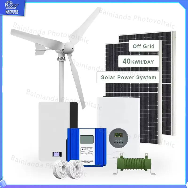 3KW Solar Wind Turbine Generat - đánh giá và giá Renewable Energy Grid