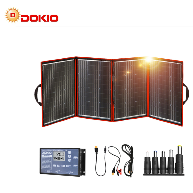 Dokio Brand Flexible Foldable  - đánh giá và giá Flexible Solar Panel