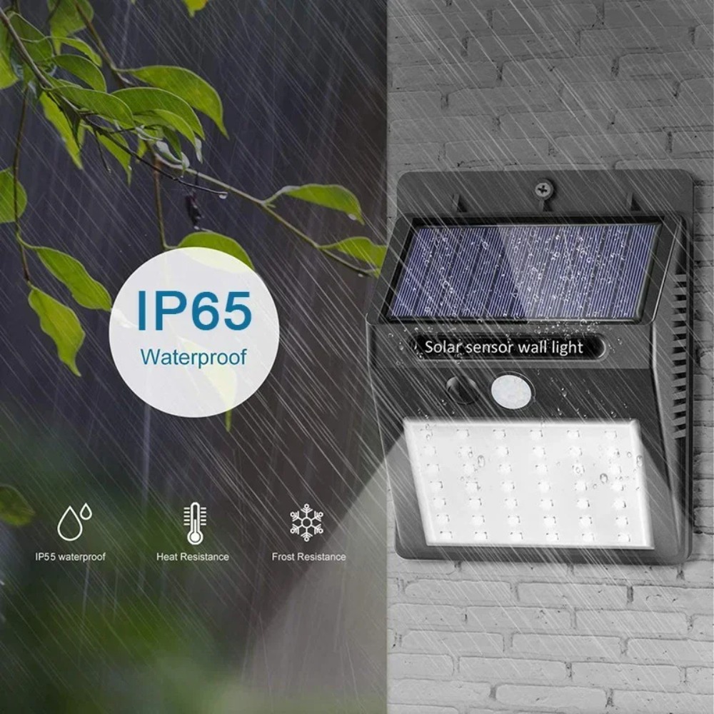 30 LED Solar Light PIR Motion  - đánh giá và giá Solar Street Light Led