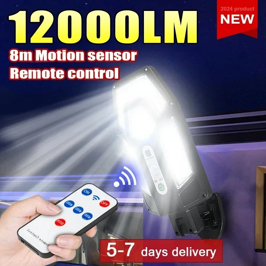 12000LM Powerful Solar Wall La - đánh giá và giá Solar Street Light Led