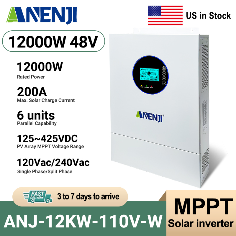 ANENJI 12KW 120V/240VAC Solar  - đánh giá và giá Flexible Solar Panel