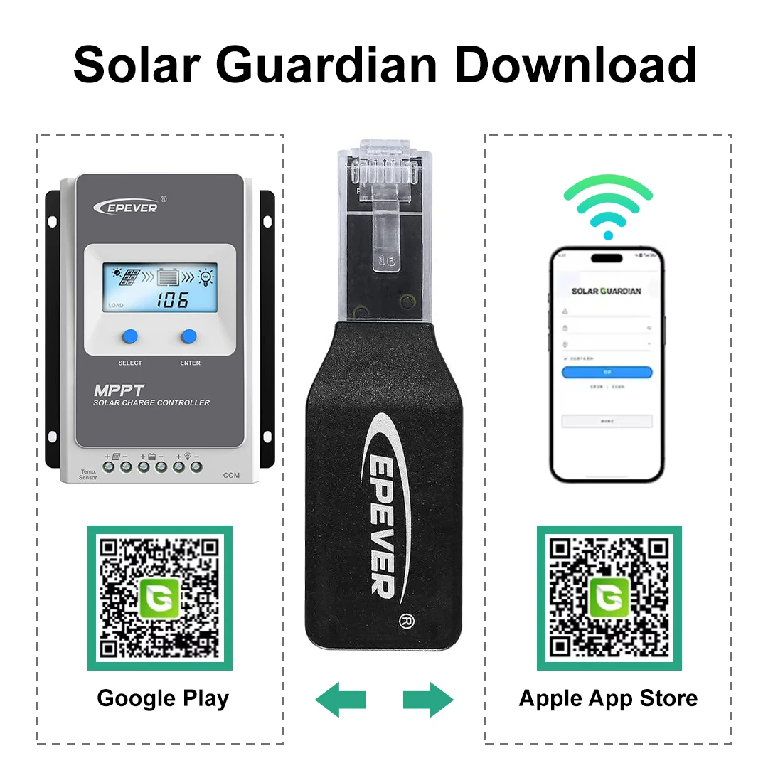 EPEVER WiFi 2.4G RJ45 D WIFI B - đánh giá và giá Flexible Solar Panel