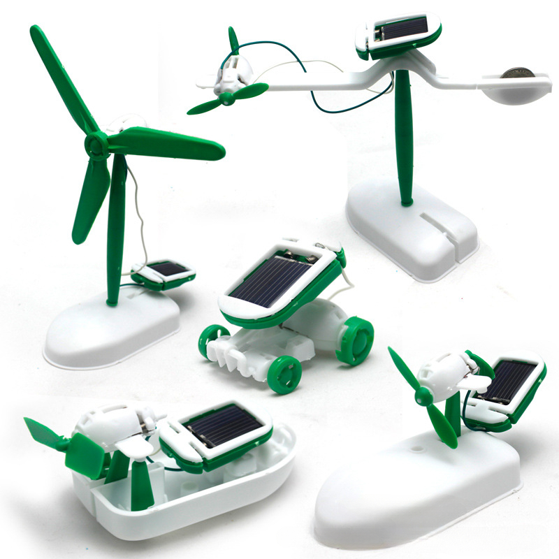 6-In-1 Solar-Power Robot Kit A - đánh giá và giá Renewable Energy Kits